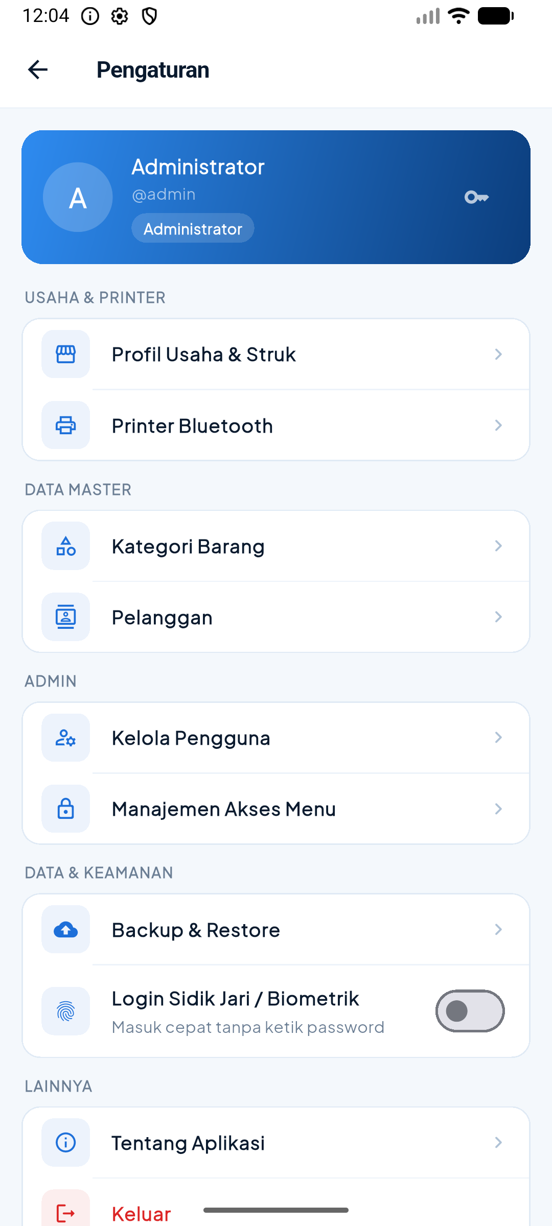 Screenshot Laundryku